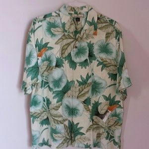 Tommy Bahama 100% silk camp shirt